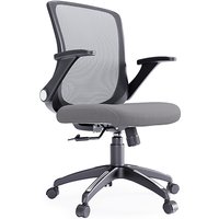 Towcester Mesh Fabric Home And Office Chair In Grey