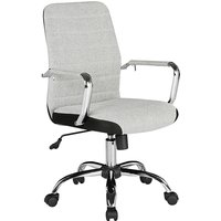 Tempo High Back Fabric Home And Office Chair In Grey