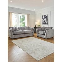 Very Home Lansa 3 Seater Fabric Sofa + Armchair Set (Buy & Save!)