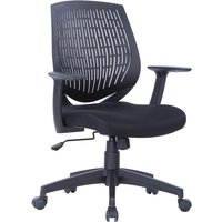 Malabo Fabric Home And Office Chair In Black