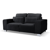 Sloane Luxury Large 3 Seater Sofa Black