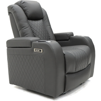 Tech 8 Smart Grey Electric Recliner Armchair
