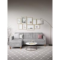 Novogratz Hartford Corner Sofa Bed Chaise With Storage