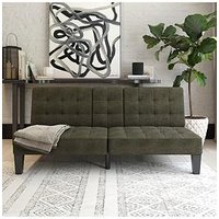 Dorel Home Adalynn Linen Sofa Bed Futon