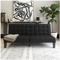 Dorel Home Adalynn Faux Leather Sofa Bed Futon