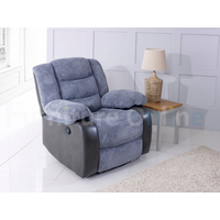 Rio Recliner Armchair Black Grey