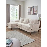 Very Home Malmo Fabric Left Hand 3 Seater Chaise Sofa