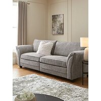 Very Home Dury Chunky Weave 4 Seater Standard Back Sofa
