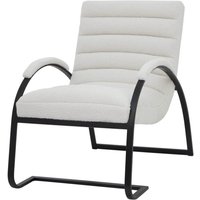 Bouclé Ribbed Occasional Chair