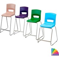Postura Plus High Back School Stool