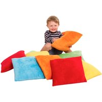Softies Early Years Sensory Cushions with FREE Storage Holdall - Pack of 10