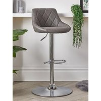 Very Home Diamond Stitch Faux Leather Bar Stool