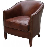 Vintage Leather Tub Chair