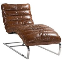 Bilbao Daybed Vintage Distressed Leather Chaise Lounge