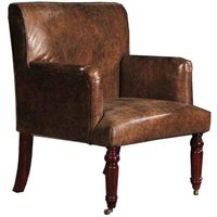 Grayson Distressed Vintage Leather Armchair
