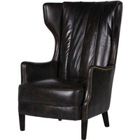 Manor Vintage Leather Highback Armchair