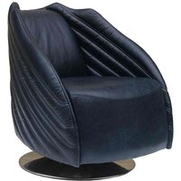 Galaxy Swivel Vintage Leather Armchair