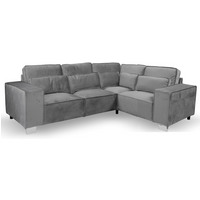 Sloane Luxury Sofa 4 Seater Right Hand Corner Grey