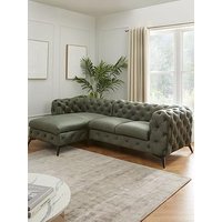 Very Home Chelsey Left Hand Fabric Corner Chaise Sofa