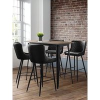 Julian Bowen Luxe Faux Leather Barstool