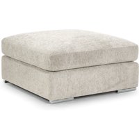 Newnan Fabric Foot Stool In Beige