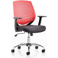 Dura Task Office Chair In Red With Arms