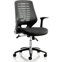 Relay Task Black Back Office Chair With Airmesh Black Seat