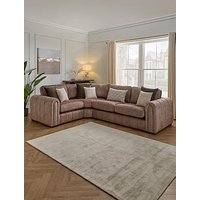 Very Home Amara Left Hand Double Arm Corner Group Sofa
