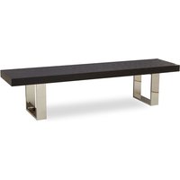 Ulmos Wooden Dining Bench With U-Shaped Base In Black