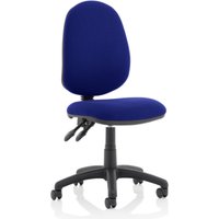 Eclipse II Fabric Office Chair In Stevia Blue No Arms