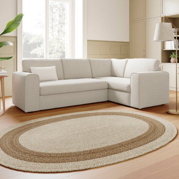 Abel Basketweave Corner Sofa