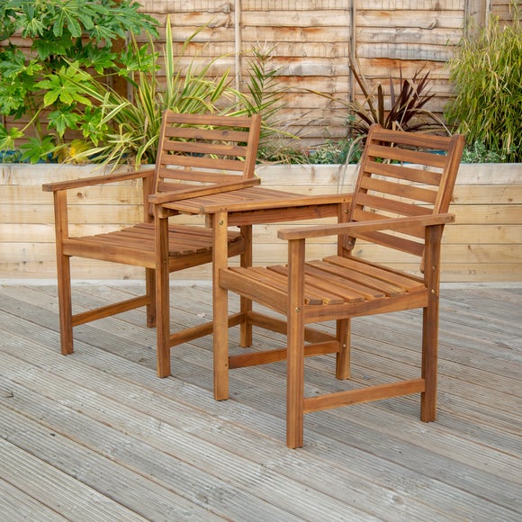 Acacia Wood Companion Seat