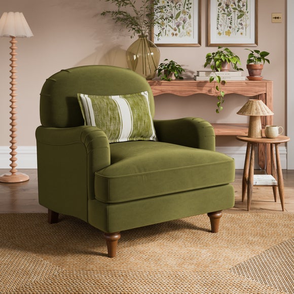 Beatrice II Velvet Armchair