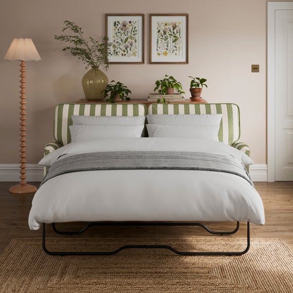 Beatrice II Woven Stripe 3 Seater Sofa Bed