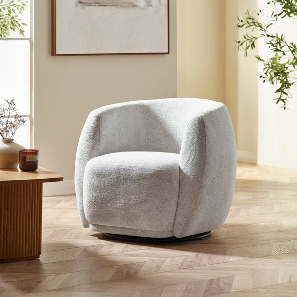 Bowline Chenille Swivel Accent Chair