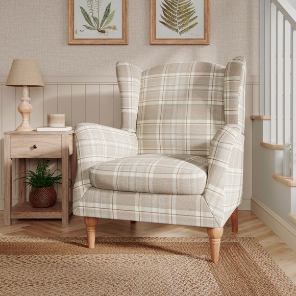Charnwood Check Grande Armchair
