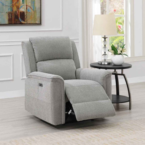 Dartmoor Chenille Power Recliner Chair