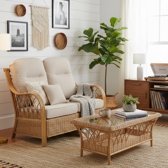 Desser Viola Rattan 2 Seater Sofa