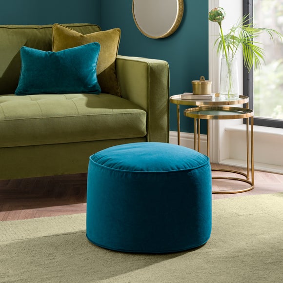 Eliza Velvet Pouffe