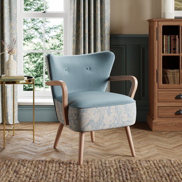 Eliza Wooden Arm Occasional Armchair