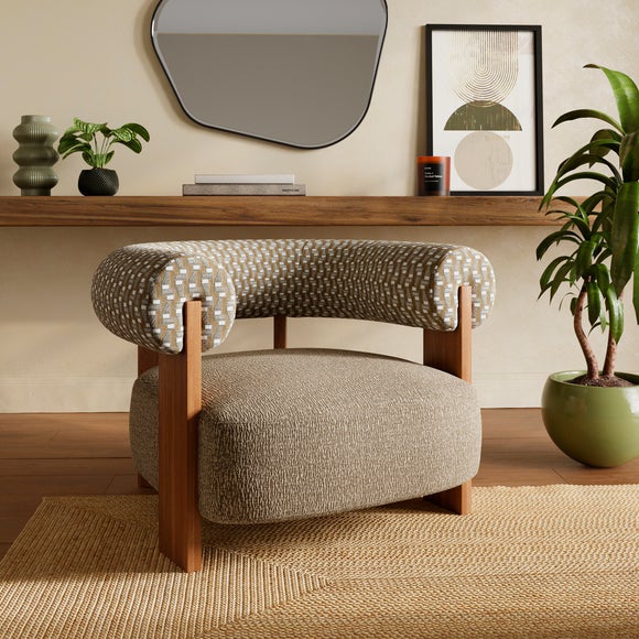 Fallon Cut Velvet Accent Chair