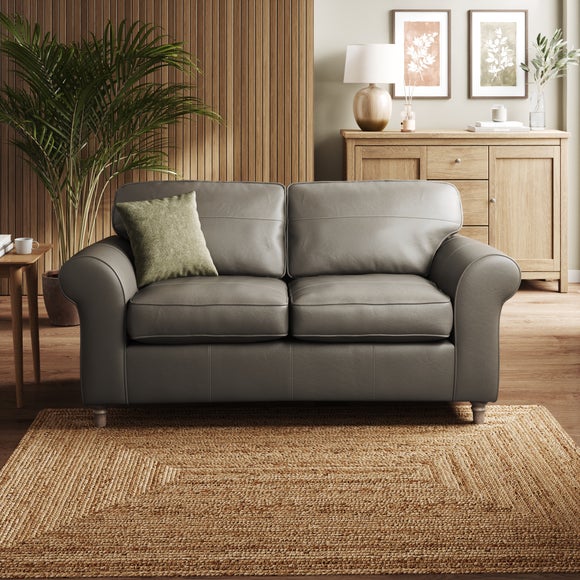 Flori Classic Leather 2 Seater Sofa