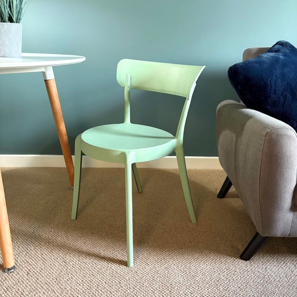 Fusion Living Plastic Bistro Dining Chair