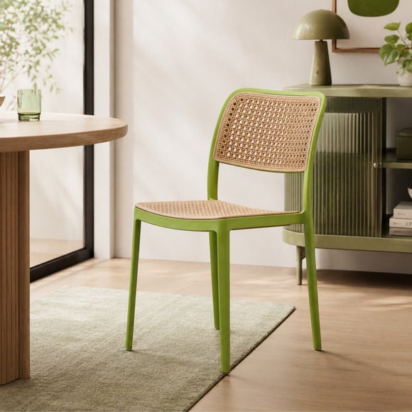 Fusion Living Plastic Cafe Dining Chair
