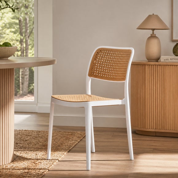 Fusion Living Plastic Cafe Dining Chair