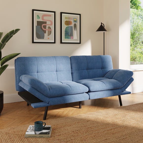 Harrison Quilted Chenille Clic Clac Sofa Bed