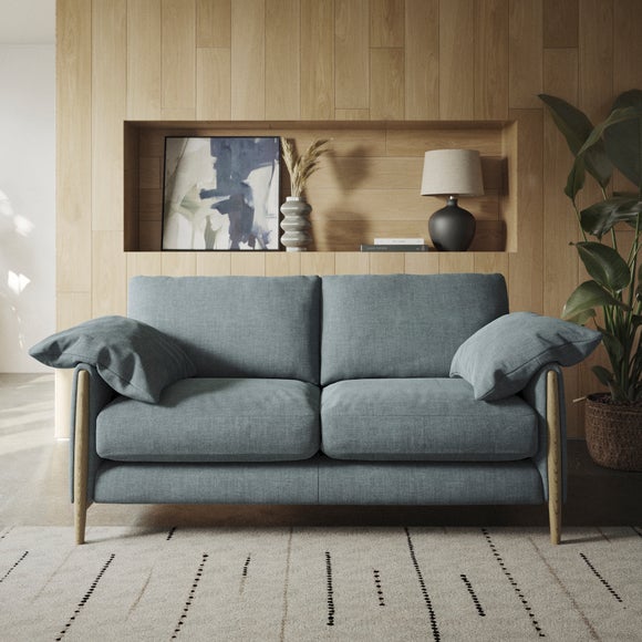 Hector Tonal Plush Chenille 3 Seater Sofa