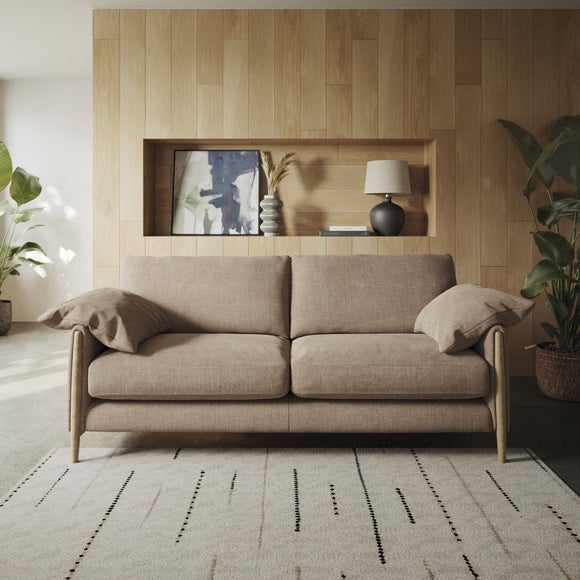 Hector Tonal Plush Chenille 4 Seater Sofa