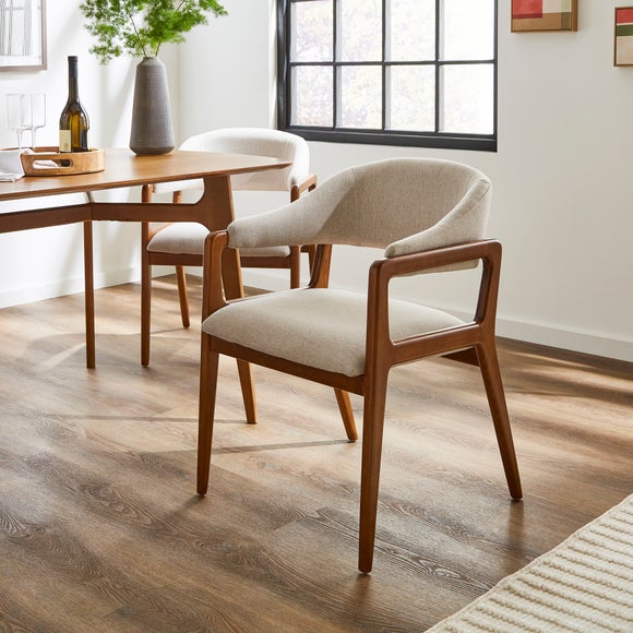 Hugh Dark Stained Dining Chair