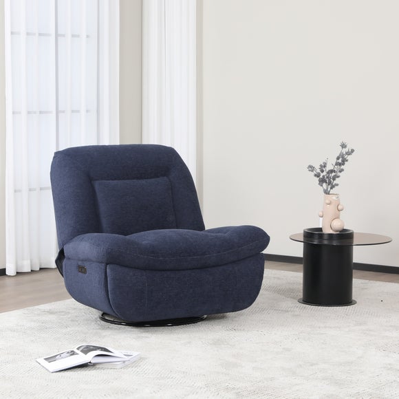 Image Furnishings Ebba Boucle Swivel Rocker Recliner Chair